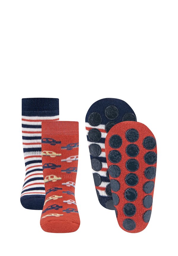 STOPPER 2ER PACK AUTOS/RINGEL - Socken