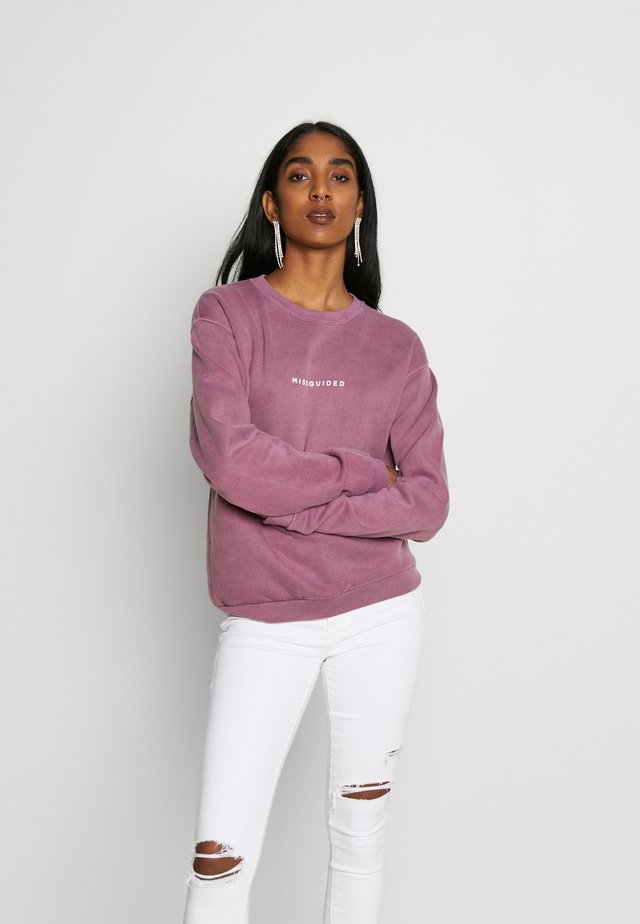 WASHED - Sweatshirt - purple