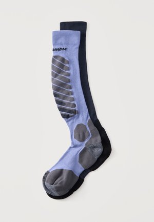 Salomon, UNISEX 2 PACK - Спортни чорапи - anthracite/lilac