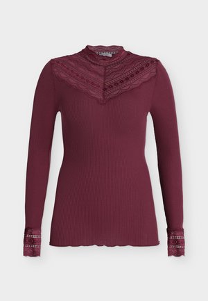 Rosemunde, BENITA REGULAR T NECK - T-shirt à manches longues - windsor wine