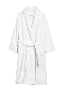 PURE COTTON TOWELLING - Bademantel - white