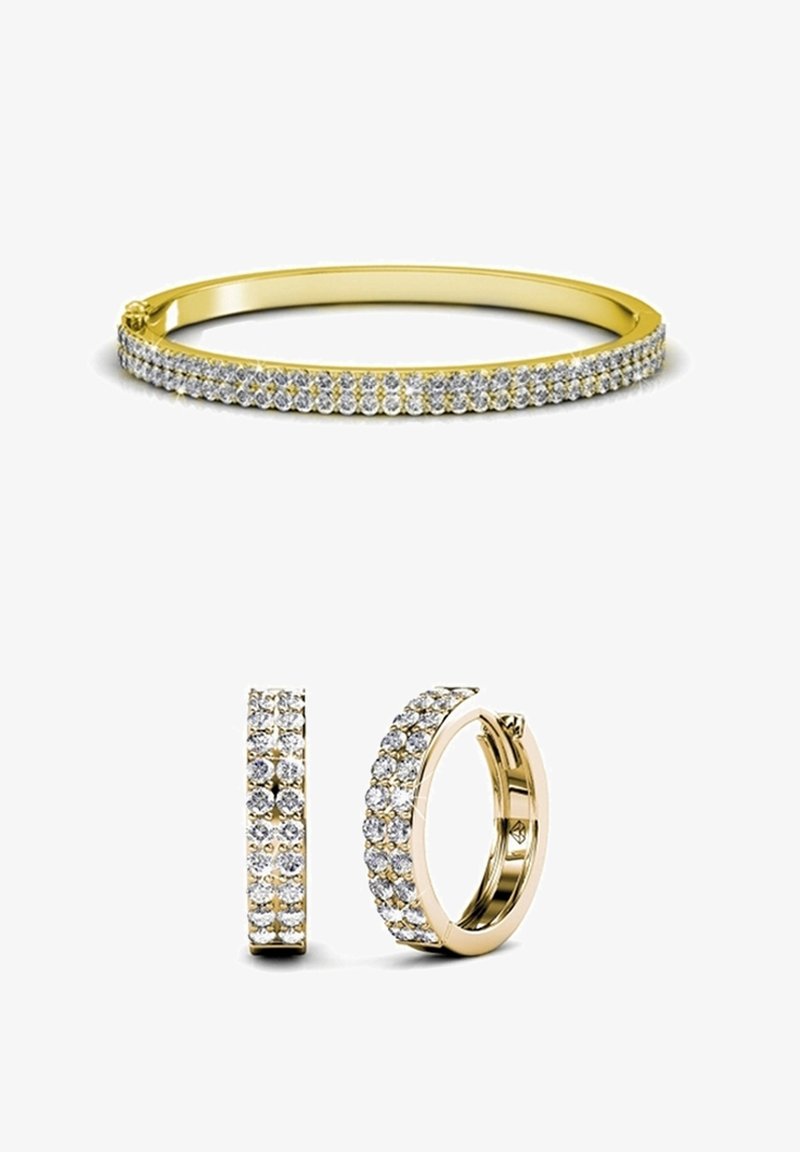 MYC Paris PARURE GLAMOUR SET - Orecchini - doré cristal