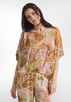 ALLOVER - Bluse - brown