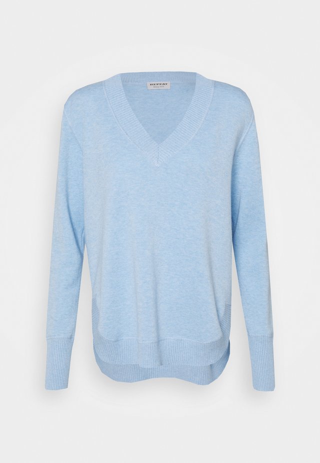 Strickpullover - blue