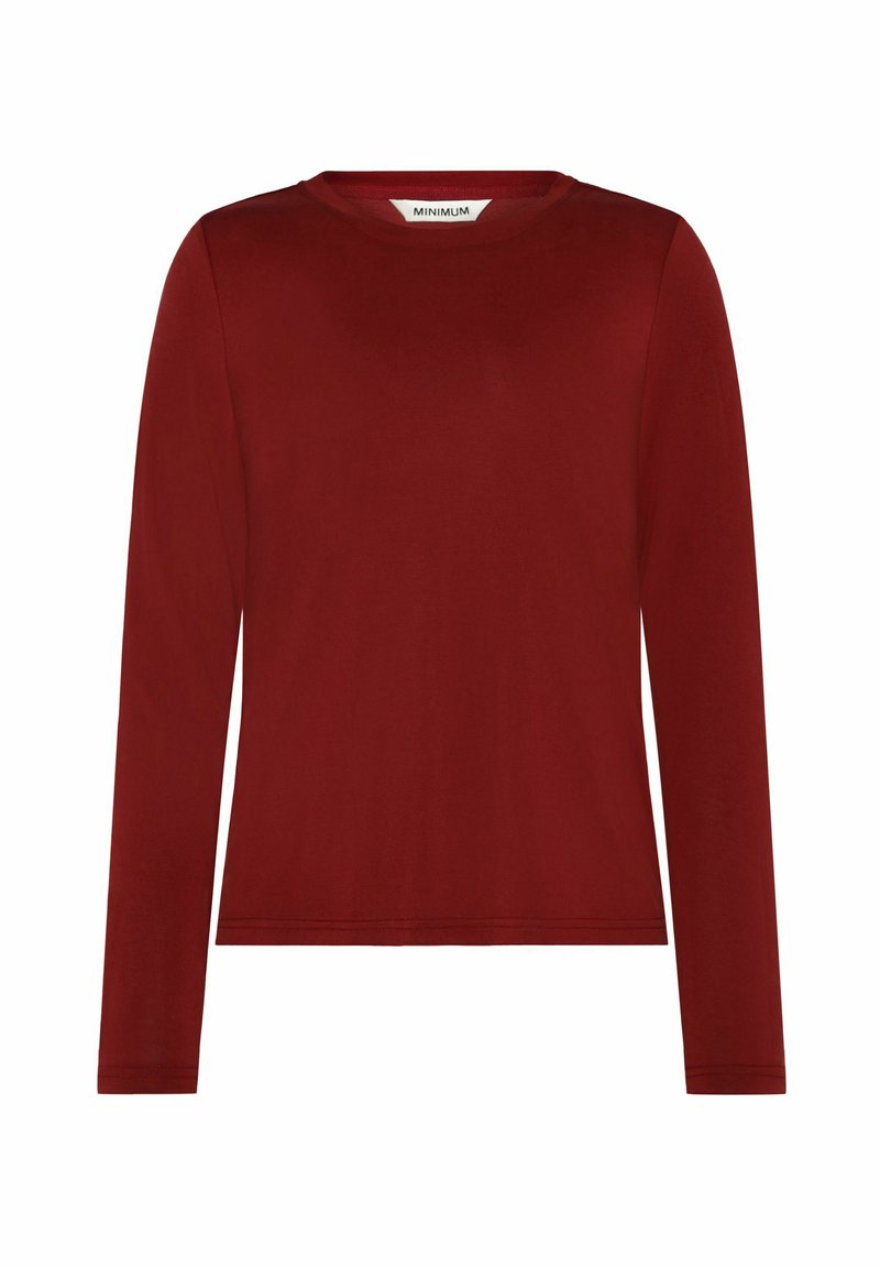 Minimum MARGOT TEE - Långärmad tröja - merlot