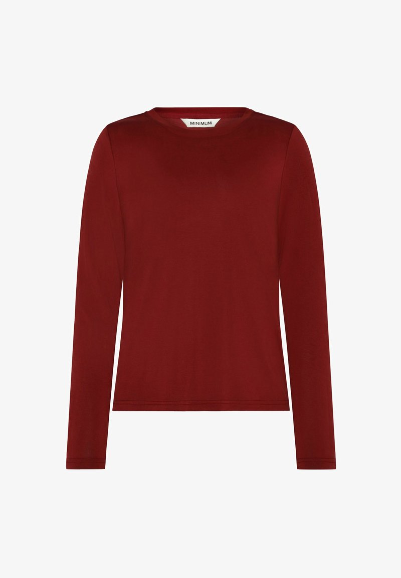 Minimum MARGOT TEE - Langarmshirt - merlot
