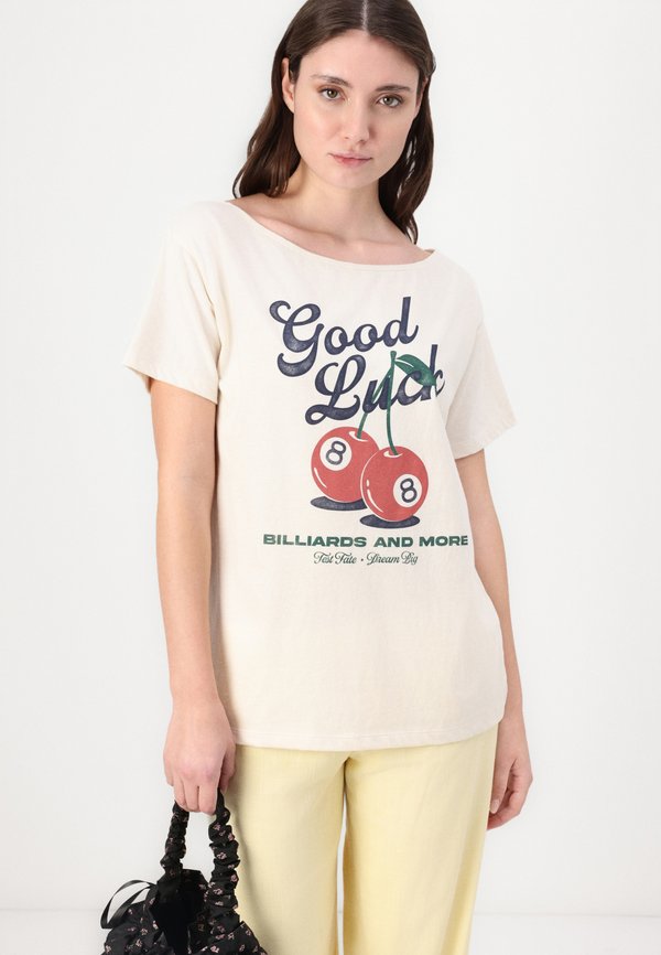 Foldover Waist Super Baggy Pants - Trousers - double cream2