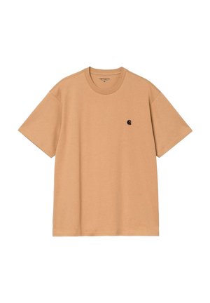 Carhartt WIP MADISON - Camiseta básica - peanut black