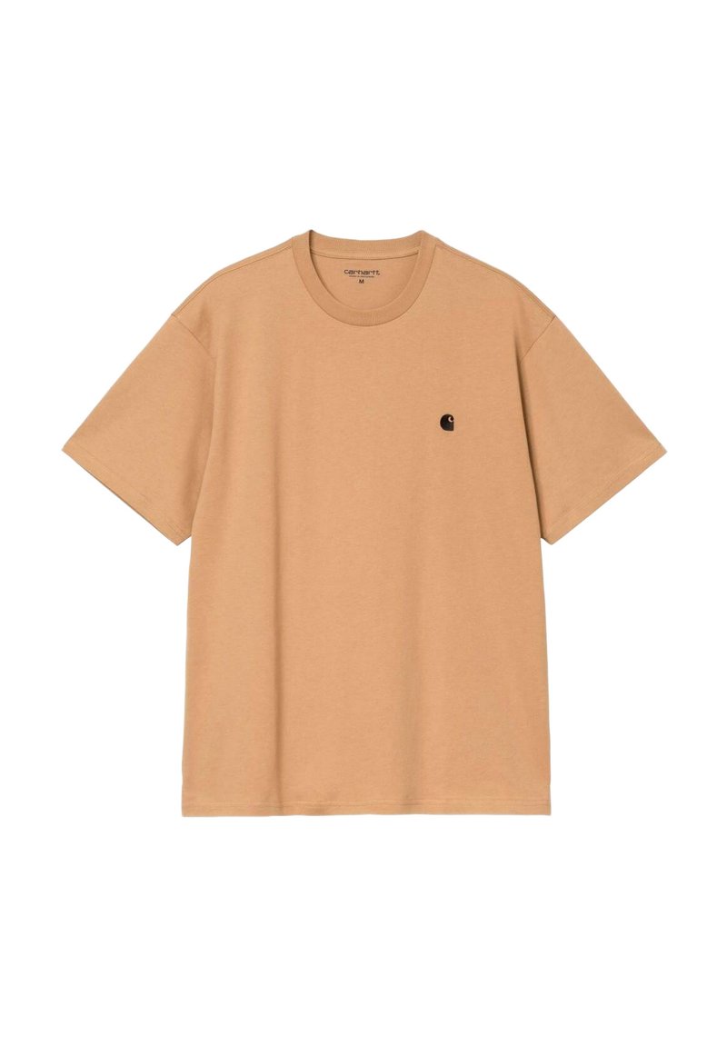 Carhartt WIP MADISON - Camiseta básica - peanut black