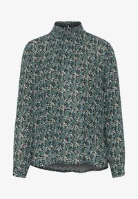 Non selezionato, green flower and leaf print