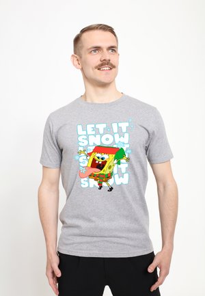 Henry Tiger SPONGEBOB SQUAREPANTS LET IT SNOW - T-shirt z nadrukiem