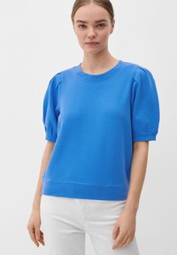 s.Oliver MIT HALBLANGEM ARM - T-shirt basique - royalblau