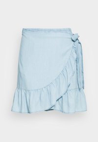 ONLY Wikkelrok - light-blue denim