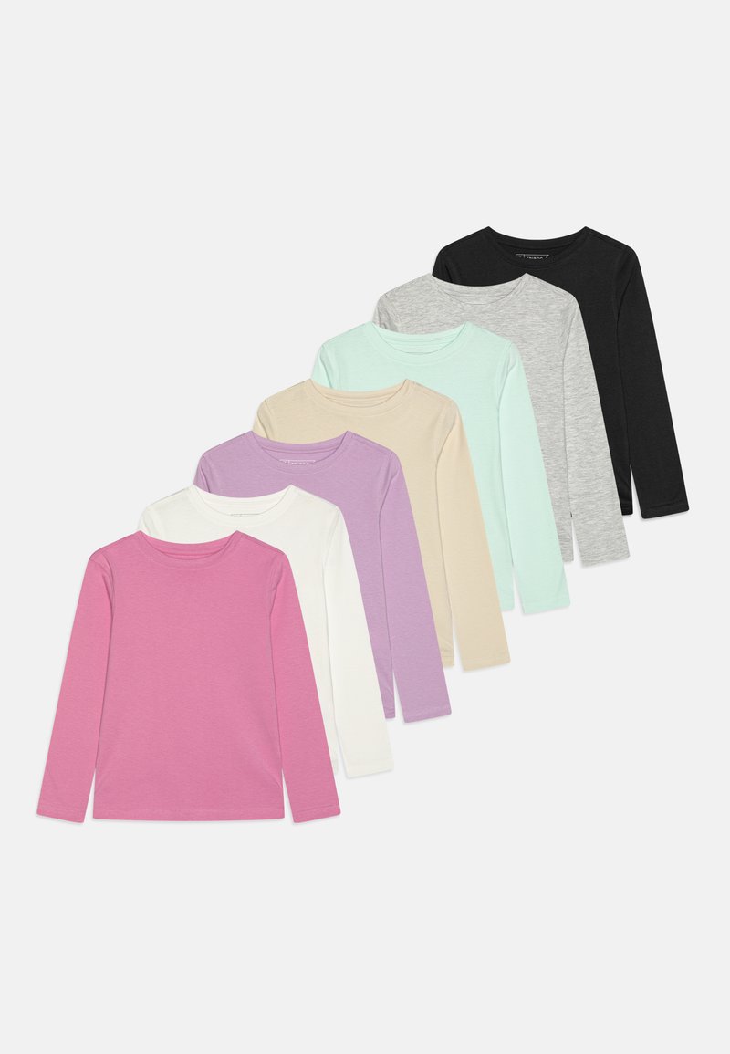 Friboo - UNISEX 7 PACK - Tops ar garām piedurknēm - white/lilac/mint, Palielināt