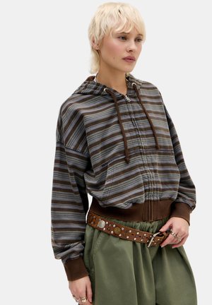 BDG Urban Outfitters, Φούτερ με φερμουάρ - carbon
