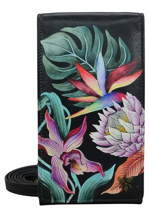 HANDPAINTED  - Telefoonhoesje - island escape black