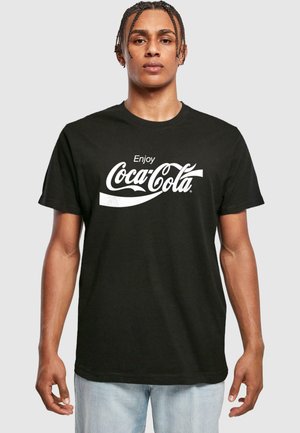 COCA COLA LOGO - Trükipildiga T-särk - black