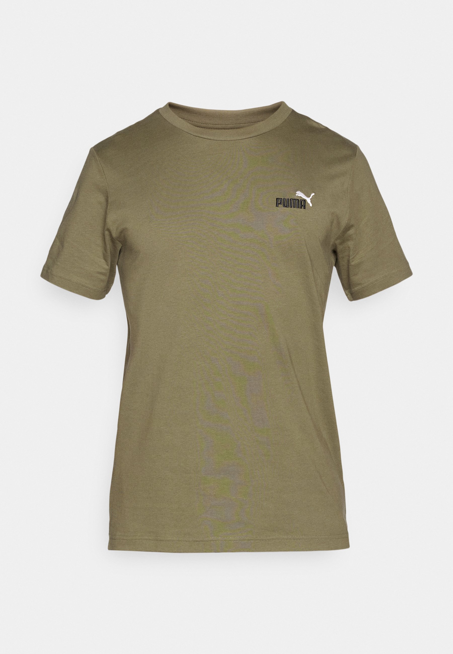 Puma SMALL LOGO TEE - Jednoduché tričko - loden green
