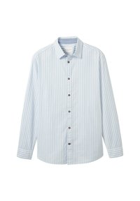 TOM TAILOR MIT STREIFENMUSTER - Hemd - blue white dobby stripe