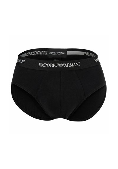 Emporio Armani 3 PACK PARTE BASSA - Kalhotky - schwarz