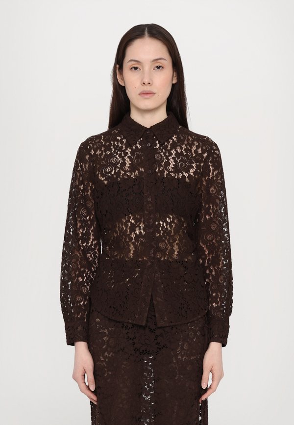 MARIA - Hemdbluse - hot fudge