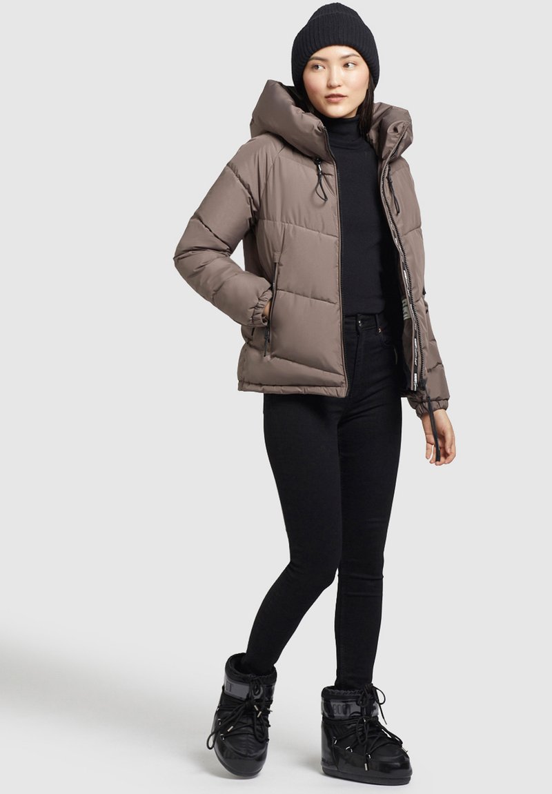 khujo Winterjas taupe