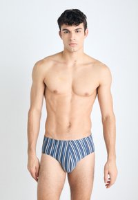 Schiesser 3PACK SUPERMINI - Slip - dark blue/blue
