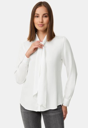 LANGARM MIT SCHLEIFENKRAGEN - Hemdbluse - offwhite