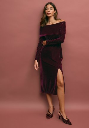 Next BARDOT MIDI - REGULAR FIT - Juhlamekko - burgundy red