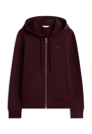 Tommy Hilfiger, ZIP-UP - Mikina so zipsom - deep burgundy