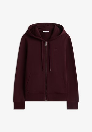 Tommy Hilfiger, ZIP-UP - Φούτερ με φερμουάρ - deep burgundy