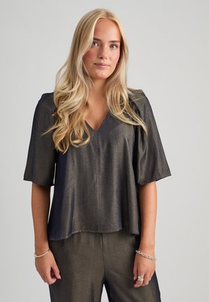 PEPPERCORN, PEPPERCORN TOP PCBEA TOP - Blúzka - brown metallic