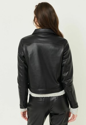 Tamaris, JACKE - Giacca in similpelle - black beauty