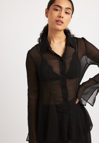 NA-KD Button-down blouse - black