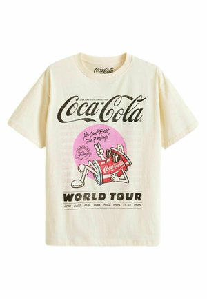 Next COCA COLA LICENCE CAN GRAPHIC  REGULAR FIT - Triko s potiskem - white ground