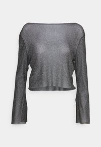 ONLMERLA GLITTER - Top s dlouhým rukávem - black