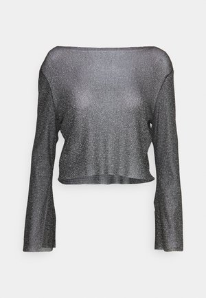 ONLY, ONLMERLA GLITTER - Maglietta a manica lunga - black