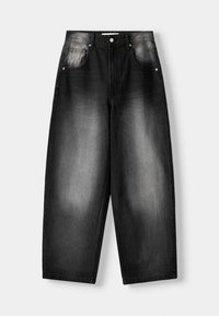 SUPER BAGGY - Loose fit -farkut - black