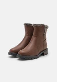Anna Field Wide Fit Kotníkové boty - cognac