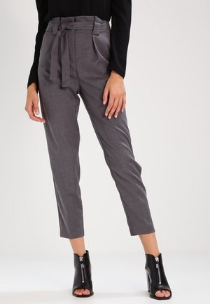 Pantalon classique - mottled grey