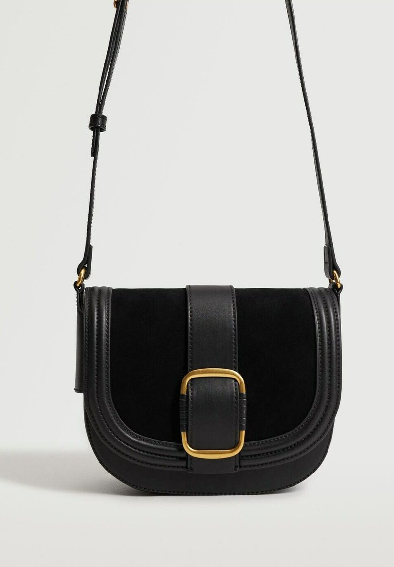 sac mango noir cuir