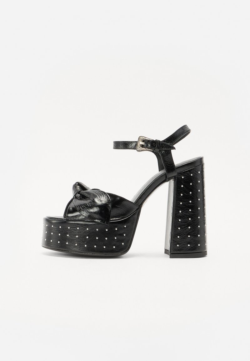 The Kooples - CHAUSSURES - Sandaler med høye hæler - black, Forstørre