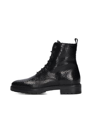 Platform ankle boots - zwart
