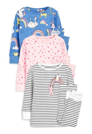 Next 3 PACK CHARACTER SNUGGLE - Pyjama set - pink/blue/white