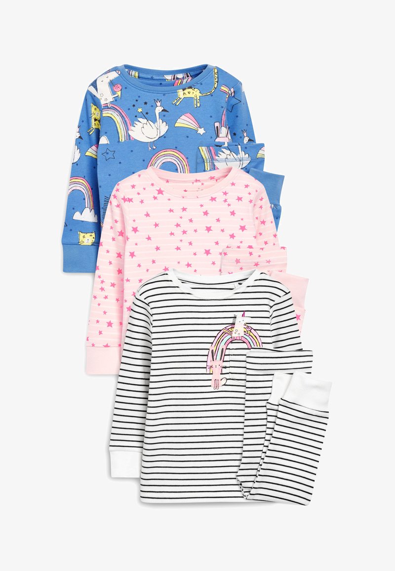 Next 3 PACK CHARACTER SNUGGLE - Pyjama set - pink/blue/white
