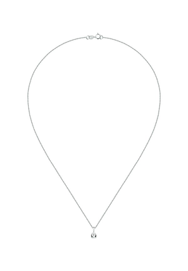 Halskette - weißgoldfarben