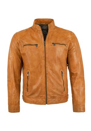 Mark Maddox ALESSIO - Lederjacke - safran