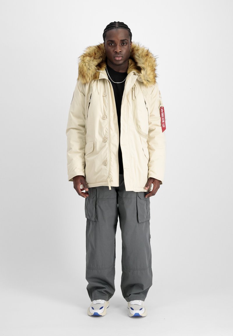 Alpha Industries POLAR UNISEX - Parka - vintage white