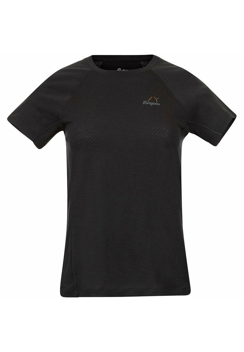Damen Sportbekleidung | Bergans Y LIGHTLINE MERINO T-Shirt basic dark shadow grey pearl grey/schwarz - AR50362 Damen Sportbekleidung | Bergans Y LIGHTLINE MERINO T-Shirt basic dark shadow grey pearl grey/schwarz - AR50362