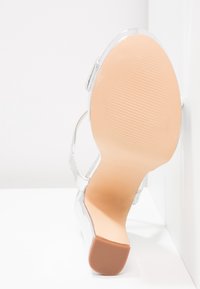 Even&Odd Sandales à talons hauts - silver-coloured